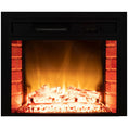 Load image into Gallery viewer, 1800W Wall Mounted 65cm Electric Fireplace Heater Log Flame Effect