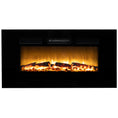 Load image into Gallery viewer, CARSON 100cm Electric Fireplace Heater Wall Mounted 1800W Stove with Log Flame Effect