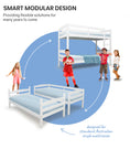 Load image into Gallery viewer, Kingston Slumber Bunk Bed Frame Single Wooden Kids Timber PIne Wood Loft Children Bedroom Furniture