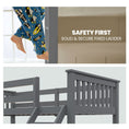Load image into Gallery viewer, KINGSTON 2in1 Single on Double Bunk Bed Kids Solid Wood Timber Loft Furniture Slats, Grey