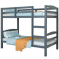 Load image into Gallery viewer, Kingston Slumber Bunk Bed Frame Single Wooden Children Timber PIne Wood Loft Kids Bedroom Furniture