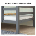 Load image into Gallery viewer, Kingston Slumber Bunk Bed Frame Single Wooden Children Timber PIne Wood Loft Kids Bedroom Furniture