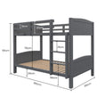 Load image into Gallery viewer, Kingston Slumber Bunk Bed Frame Single Wooden Kids Timber PIne Wood Loft Children Bedroom Furniture