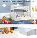 Load image into Gallery viewer, KINGSTON SLUMBER Bunk Bed Frame Modular Single White Wood Kids Double Deck Twin