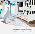 Load image into Gallery viewer, KINGSTON SLUMBER Bunk Bed Frame Modular Single White Wood Kids Double Deck Twin