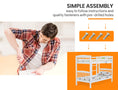 Load image into Gallery viewer, KINGSTON SLUMBER Bunk Bed Frame Modular Single White Wood Kids Double Deck Twin