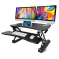 Load image into Gallery viewer, FORTIA Height Adjustable Standing Desk Riser Sit/Stand Computer Desktop Office