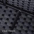 Load image into Gallery viewer, LONDON RATTAN 1pc Sofa Outdoor Furniture Setting - Steel Frame Garden Lounge