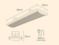 Load image into Gallery viewer, BIO 1800W Outdoor Strip Heater Electric Radiant Panel Bar Wall Ceiling Mounted