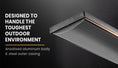 Load image into Gallery viewer, Bio-Design 1800W Outdoor Strip Heater Electric Radiant Slimline Panel