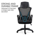 Load image into Gallery viewer, FORTIA Ergonomic Office Desk Chair, Height Adjustable Lumbar Support, Mesh Fabric, Headrest, Black
