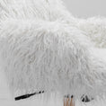 Load image into Gallery viewer, Fluffy Office Chair Faux Fur Modern Swivel Desk Chair-White