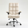 Load image into Gallery viewer, Velvet Home Ergonomic Swivel Adjustable Tilt Angle and Flip-up Arms Office Chair