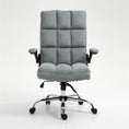 Load image into Gallery viewer, Soft Velvet Home Ergonomic Swivel Adjustable Tilt Angle and Flip-up Arms Office Chair
