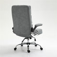 Load image into Gallery viewer, Soft Velvet Home Ergonomic Swivel Adjustable Tilt Angle and Flip-up Arms Office Chair