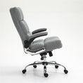 Load image into Gallery viewer, Soft Velvet Home Ergonomic Swivel Adjustable Tilt Angle and Flip-up Arms Office Chair
