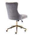 Load image into Gallery viewer, Velvet Home Office Chair- Grey