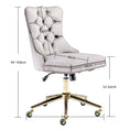 Load image into Gallery viewer, Velvet Home Office Chair- Grey