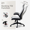 Load image into Gallery viewer, High Back Office Chair -Grey