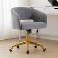 Load image into Gallery viewer, Velvet Home Office Chair- Grey