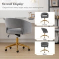 Load image into Gallery viewer, Velvet Home Office Chair- Grey