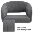 Load image into Gallery viewer, Velvet Home Office Chair- Grey