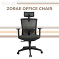 Load image into Gallery viewer, EKKIO Zorae - Office Chair (Black) EK-OC-100-SQ / EK-OC-100-BST
