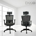 Load image into Gallery viewer, EKKIO Zorae - Office Chair (Black) EK-OC-100-SQ / EK-OC-100-BST