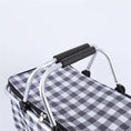Load image into Gallery viewer, Kiliroo Insulated Picnic Basket 25L, Large Capacity Max Load Up to 15kg, Grey