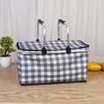Load image into Gallery viewer, Kiliroo Insulated Picnic Basket 25L, Large Capacity Max Load Up to 15kg, Grey