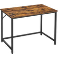 Load image into Gallery viewer, VASAGLE Computer Desk Rustic Brown and Black