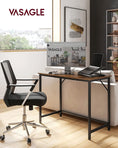 Load image into Gallery viewer, VASAGLE Computer Desk Rustic Brown and Black