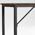 Load image into Gallery viewer, VASAGLE Computer Desk Rustic Brown and Black