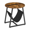 Load image into Gallery viewer, Vero Side Table Rustic Brown and Black LET281B01
