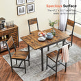 Load image into Gallery viewer, VASAGLE Folding Dining Table Drop Leaf Extendable Brown