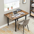 Load image into Gallery viewer, VASAGLE Folding Dining Table Drop Leaf Extendable Brown