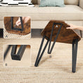 Load image into Gallery viewer, Vero Nesting Coffee Table Set of 3 Rustic Brown and Black