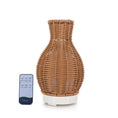 Load image into Gallery viewer, Essential Oil Aroma Diffuser and Remote - 100ml Rattan Vase Mist Humidifier