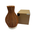 Load image into Gallery viewer, Essential Oil Aroma Diffuser and Remote - 100ml Rattan Vase Mist Humidifier
