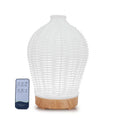 Load image into Gallery viewer, Essential Oil Aroma Diffuser and Remote - 100ml Rattan White Mist Humidifier