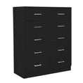 Load image into Gallery viewer, Sarantino Tallboy Dresser 6 Chest Of Drawers Table Cabinet Bedroom Storage Black