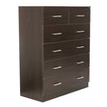 Load image into Gallery viewer, Sarantino Tallboy Dresser 6 Chest Of Drawers Cabinet 85 X 39.5 X 105 - Brown