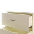 Load image into Gallery viewer, Sarantino Bedside Table Cabinet Storage Chest 2 Drawers Lamp Side Nightstand White