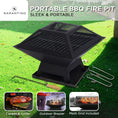 Load image into Gallery viewer, Fire Pit BBQ Portable Grill Cooking Camping Outdoor