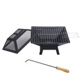 Load image into Gallery viewer, Fire Pit BBQ Portable Grill Cooking Camping Outdoor