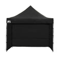 Load image into Gallery viewer, Wallaroo Gazebo Tent Marquee 3x3 PopUp Outdoor Black