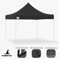 Load image into Gallery viewer, Wallaroo Gazebo Tent Marquee 3x3 PopUp Outdoor Black