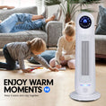 Load image into Gallery viewer, Pronti Electric Tower Heater 2200W Remote Control - White