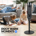Load image into Gallery viewer, 2000W Electric Ceramic Tower Heater Remote Control Portable Oscillating