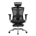 Load image into Gallery viewer, Sihoo Ergonomic Office Chair V1 4D Adjustable High-Back Breathable With Footrest And Lumbar Support Grey
